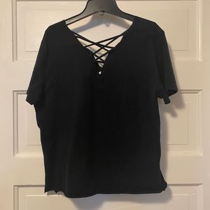 VS Pink Criss Cross T-Shirt